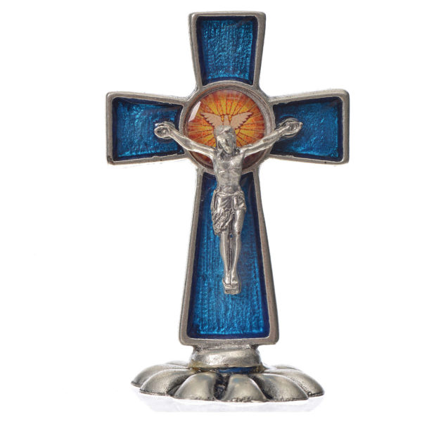 croce-spirito-santo-da-tavolo-smalto-blu-zama-5-2x3-5-cm