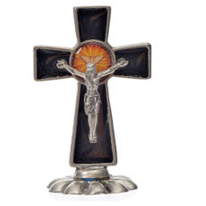 croce spirito santo da tavolo  smalto nero cm 5,2x3,5