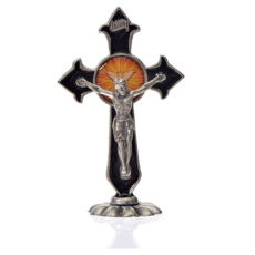 croce da tavolo spirito santo cm 7x4,5 smalto nero