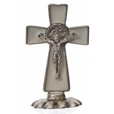 croce  con base s.b. R  smalto bianco