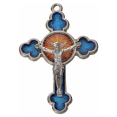croce spirito santo S  smalto blu