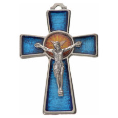 croce spirito santo R smalto blu