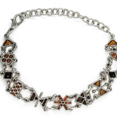 bracciale assiro elamiti cromatura e smalti