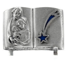 Presepe base libro stella sacra famiglia smalto