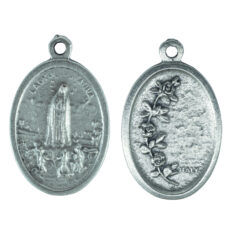 Madonna di Fatima medaglia ovale 22 mm