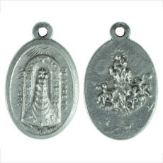 Madonna di Loreto Traslazione medaglia ovale 22 mm
