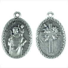 San Cristoforo cornice medaglia ovale 22 mm