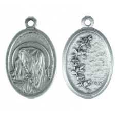 Mater Dolorosa medaglia ovale 22 mm